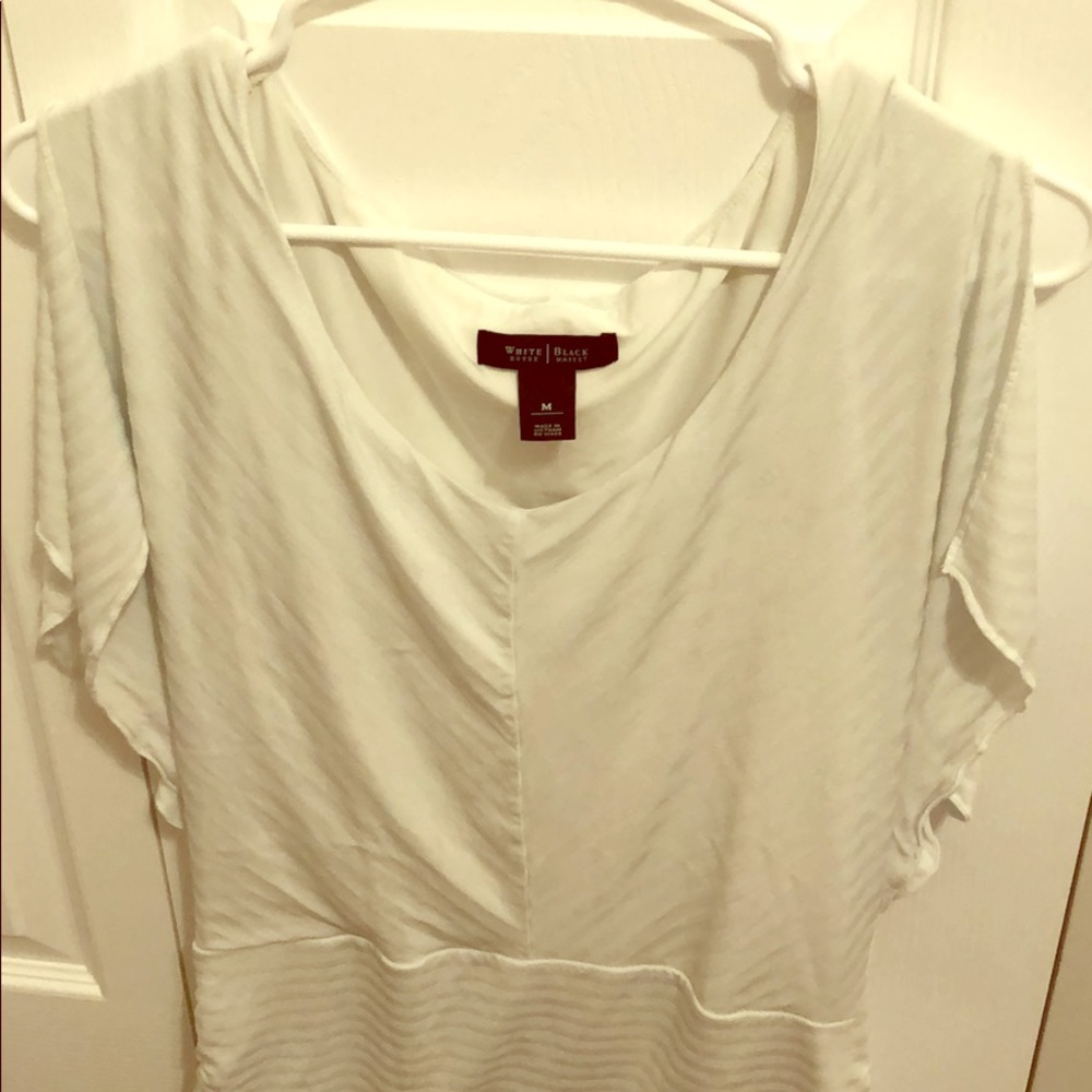Blouse color white . Size M